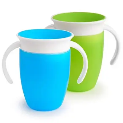 Munchkin Miracle 360 Training Cup in Green and Blue